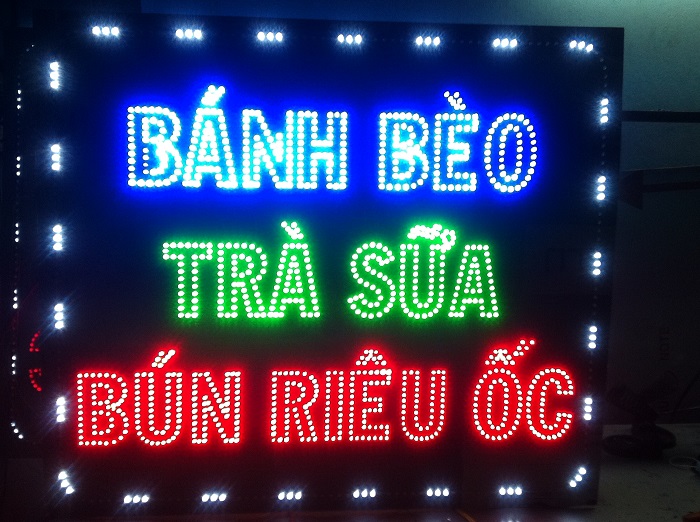 Nhận làm bảng hiệu đèn LED Bắc Ninh