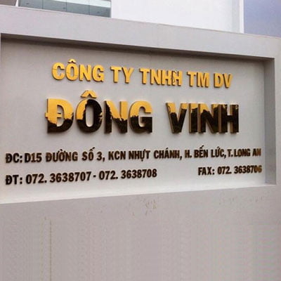 Thiết kế biển công ty Tại Bắc Ninh